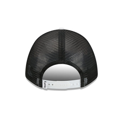 Boston Bruins Optic White Felt Logo Women's 9FORTY M-Crown A-Frame Trucker Hat