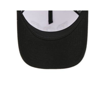 Boston Bruins Optic White Felt Logo Women's 9FORTY M-Crown A-Frame Trucker Hat