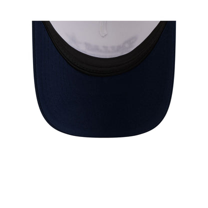 Dallas Cowboys Retro Chrome Women's White 9FORTY M-Crown A-Frame Trucker Hat