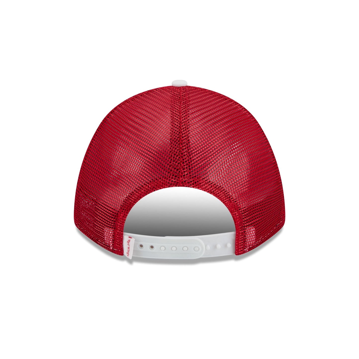 Detroit Red Wings Optic White Felt Logo Women's 9FORTY M-Crown A-Frame Trucker Hat