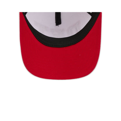 Detroit Red Wings Optic White Felt Logo Women's 9FORTY M-Crown A-Frame Trucker Hat
