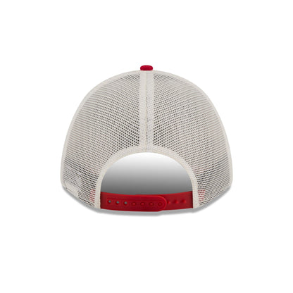 Kansas City Chiefs Retro Chrome Women's White 9FORTY M-Crown A-Frame Trucker Hat