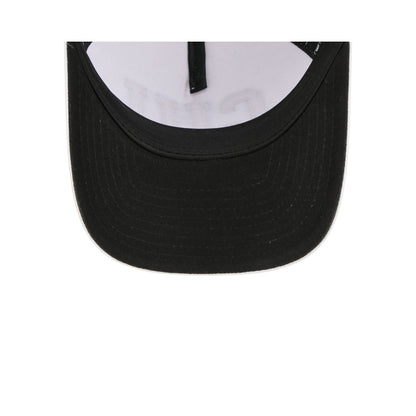 Chicago Blackhawks Optic White Felt Logo Women's 9FORTY M-Crown A-Frame Trucker Hat