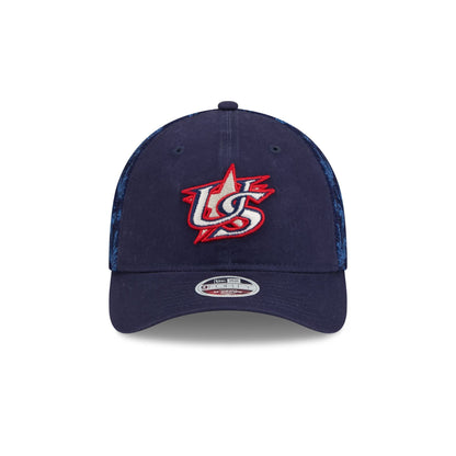 USA Floral Mesh Women's 9FORTY M-Crown Trucker Hat