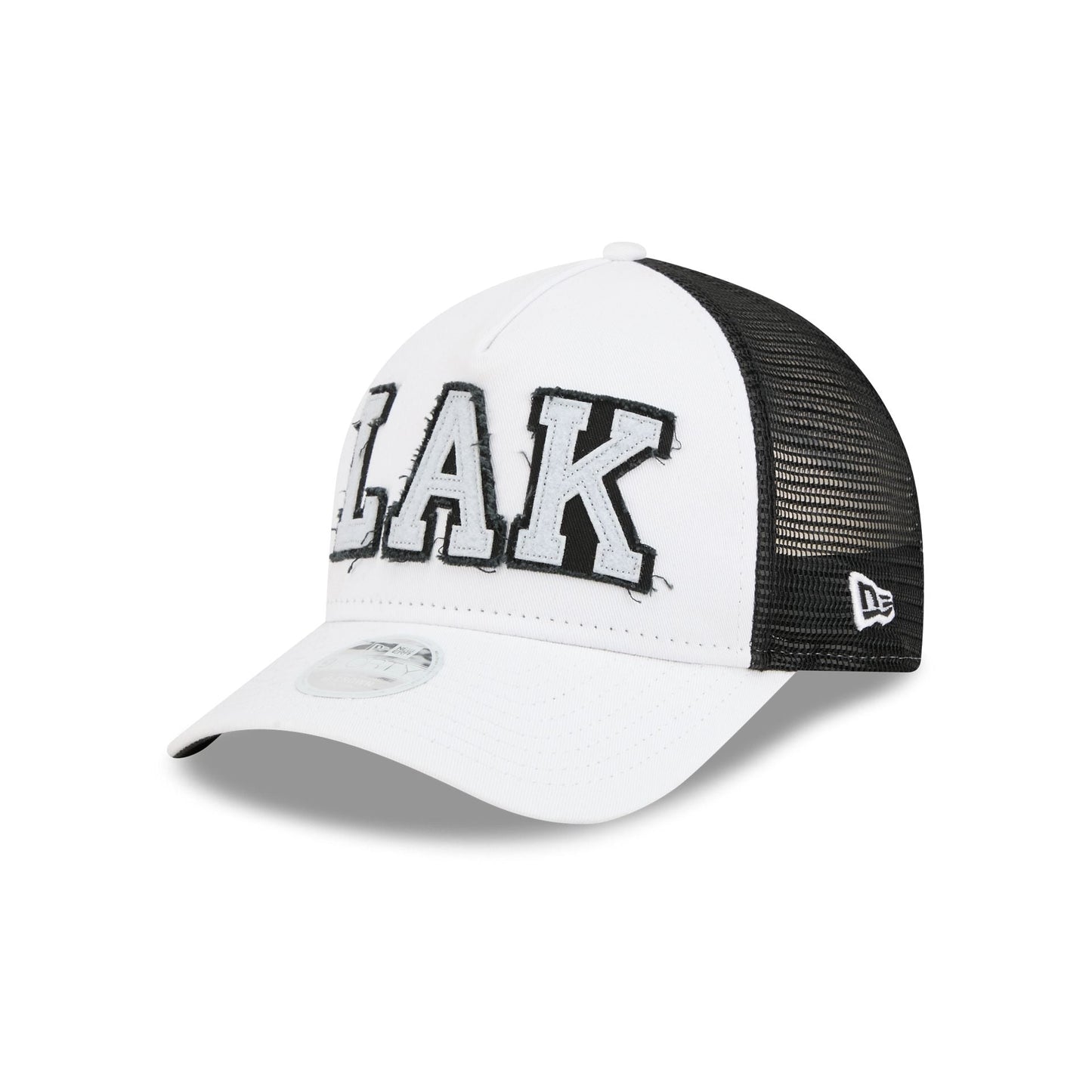 Los Angeles Kings Optic White Felt Logo Women's 9FORTY M-Crown A-Frame Trucker Hat