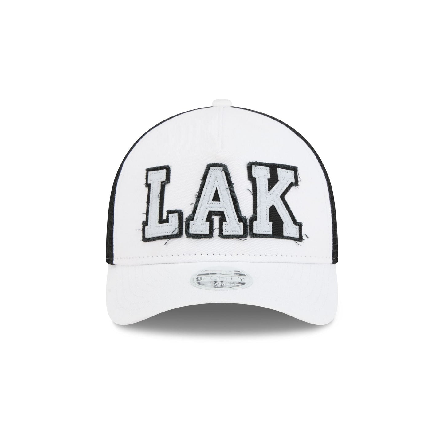 Los Angeles Kings Optic White Felt Logo Women's 9FORTY M-Crown A-Frame Trucker Hat