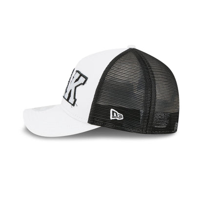 Los Angeles Kings Optic White Felt Logo Women's 9FORTY M-Crown A-Frame Trucker Hat