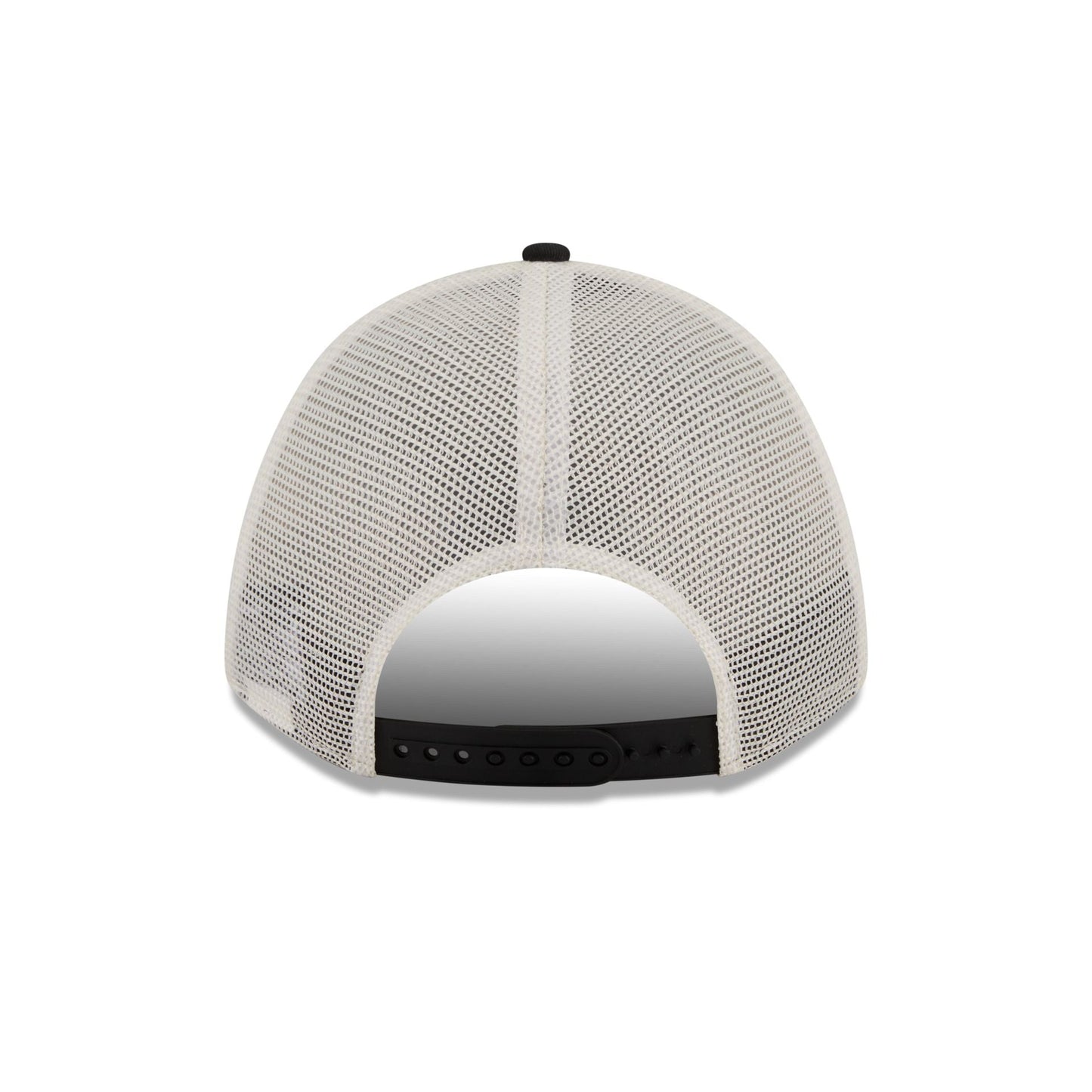 Las Vegas Raiders Retro Chrome Women's White 9FORTY M-Crown A-Frame Trucker Hat