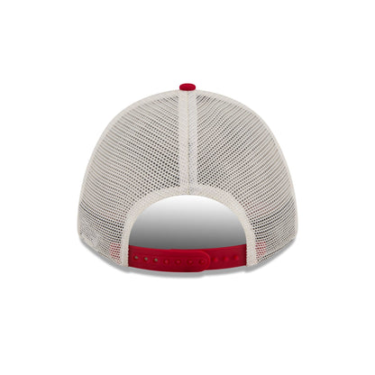 Detroit Red Wings Retro Chrome Women's White 9FORTY M-Crown A-Frame Trucker Hat