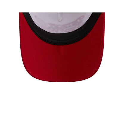Detroit Red Wings Retro Chrome Women's White 9FORTY M-Crown A-Frame Trucker Hat