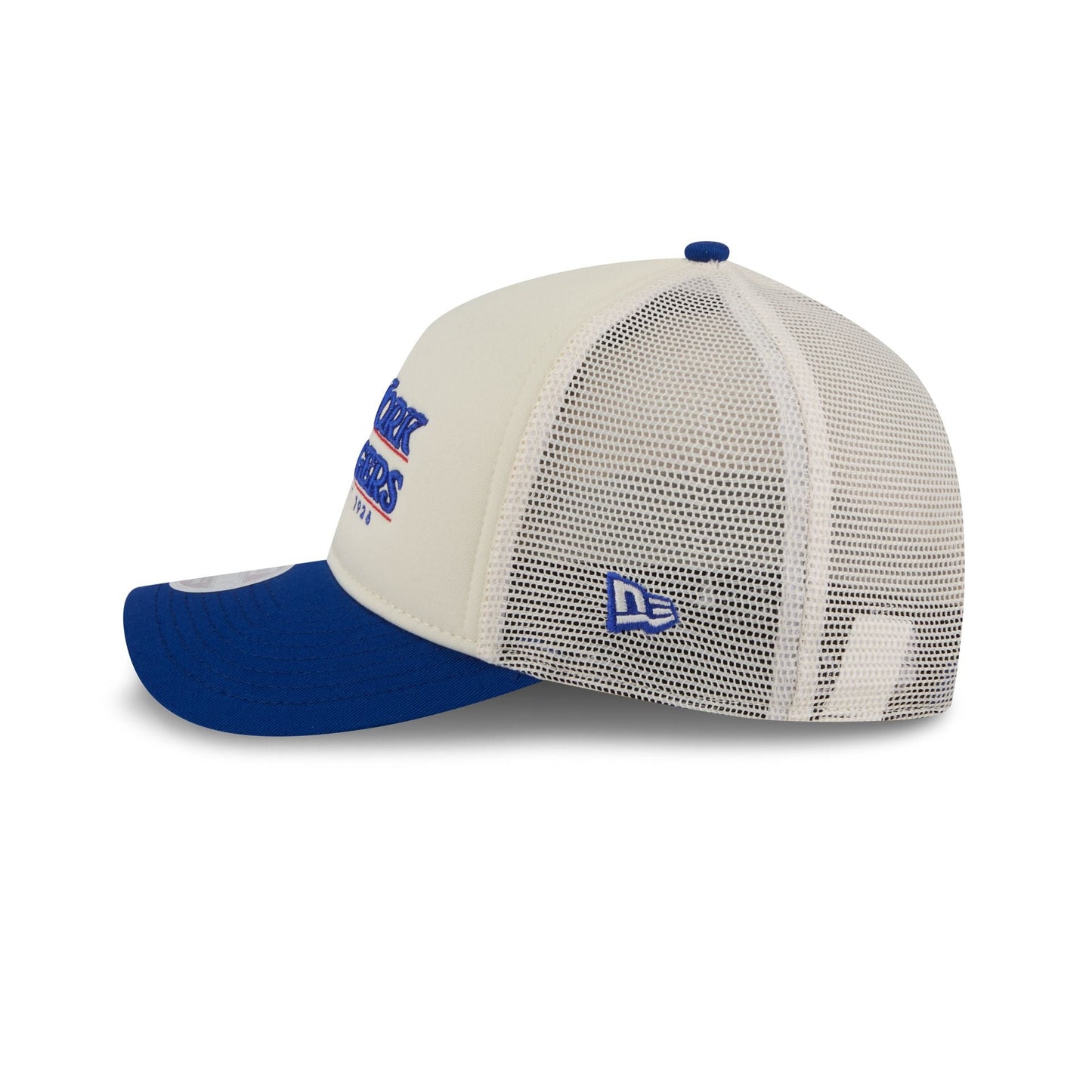 New York Rangers Retro Chrome Women's White 9FORTY M-Crown A-Frame Trucker Hat