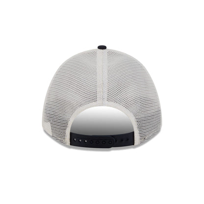 Michigan Wolverines Retro Chrome Women's White 9FORTY M-Crown A-Frame Trucker Hat