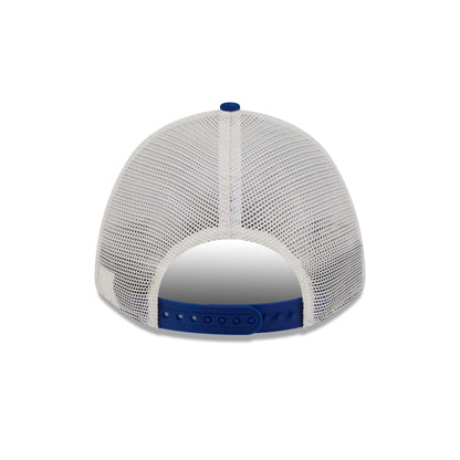 Duke Blue Devils Retro Chrome Women's White 9FORTY M-Crown A-Frame Trucker Hat