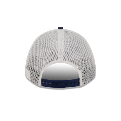 Georgetown Hoyas Retro Chrome Women's White 9FORTY M-Crown A-Frame Trucker Hat