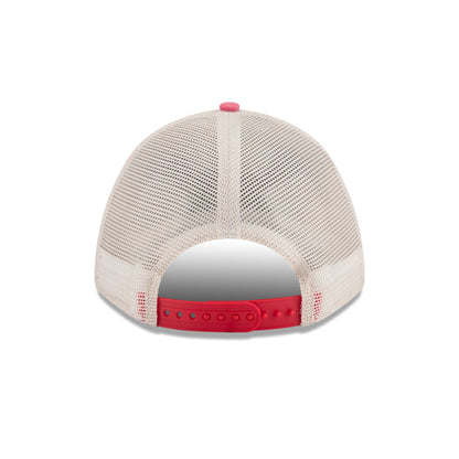 Ohio State Buckeyes Frayed 9FORTY M-Crown A-Frame Trucker Hat