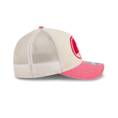 Ohio State Buckeyes Frayed 9FORTY M-Crown A-Frame Trucker Hat