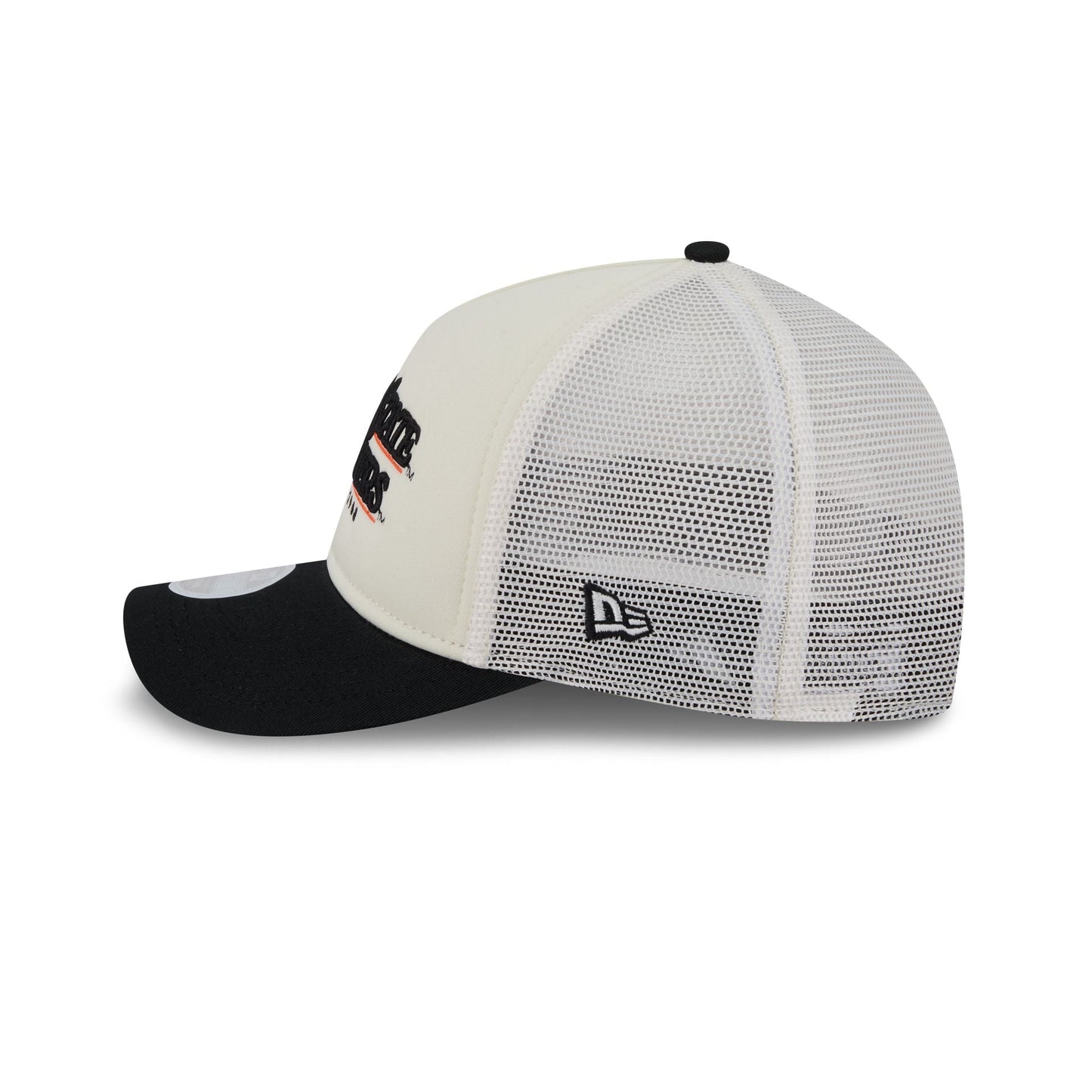 Oregon State Beavers Retro Chrome Women's White 9FORTY M-Crown A-Frame Trucker Hat