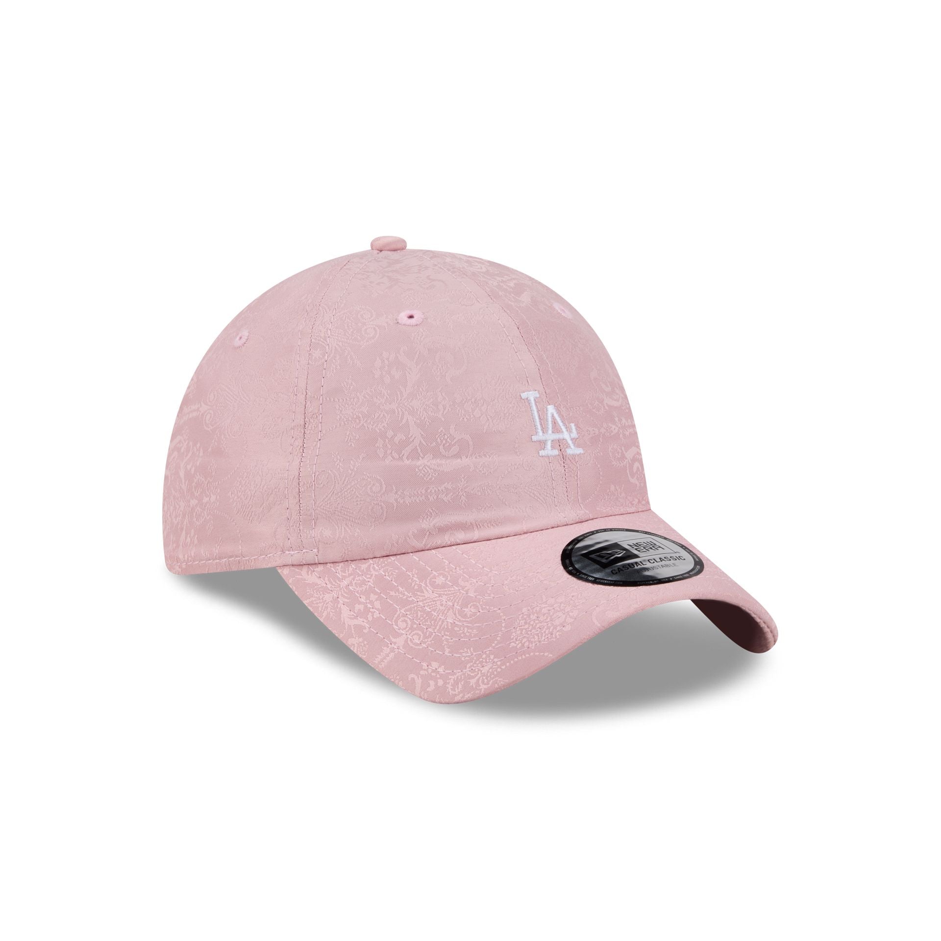 Los Angeles Dodgers Vintage Satin Pink Casual Classic Adjustable Hat