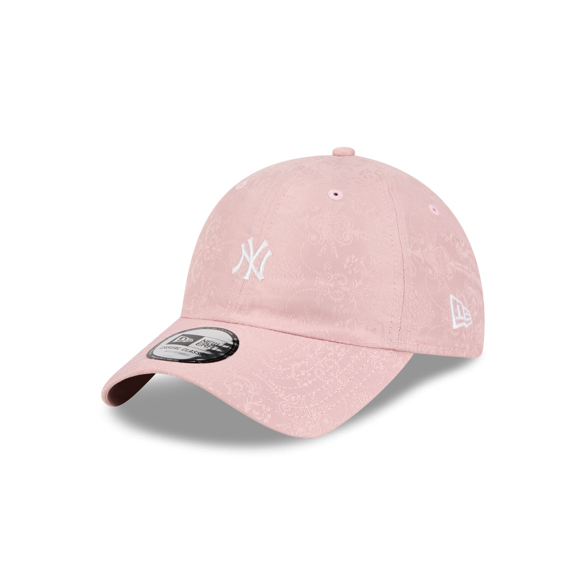 New York Yankees Vintage Satin Pink Casual Classic Adjustable Hat