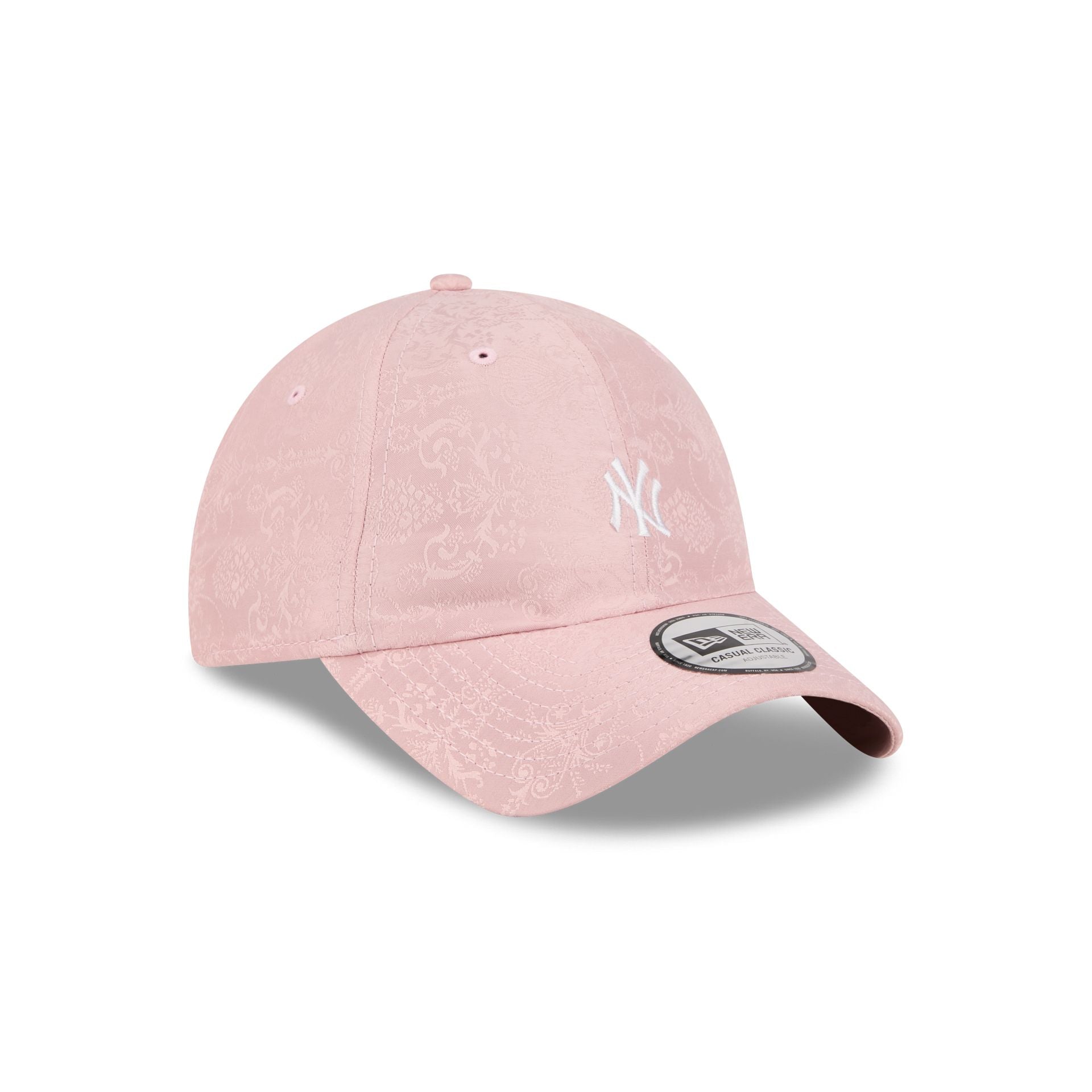 New York Yankees Vintage Satin Pink Casual Classic Adjustable Hat
