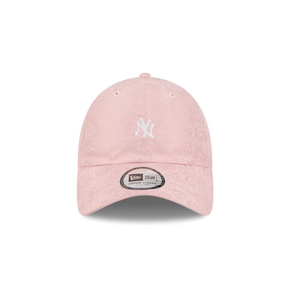 New York Yankees Vintage Satin Pink Casual Classic Adjustable Hat