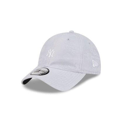 New York Yankees Vintage Satin Gray Casual Classic Adjustable Hat