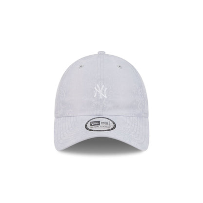 New York Yankees Vintage Satin Gray Casual Classic Adjustable Hat