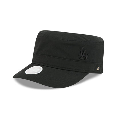 Los Angeles Dodgers Women's Cadet Black Military Adjustable Hat