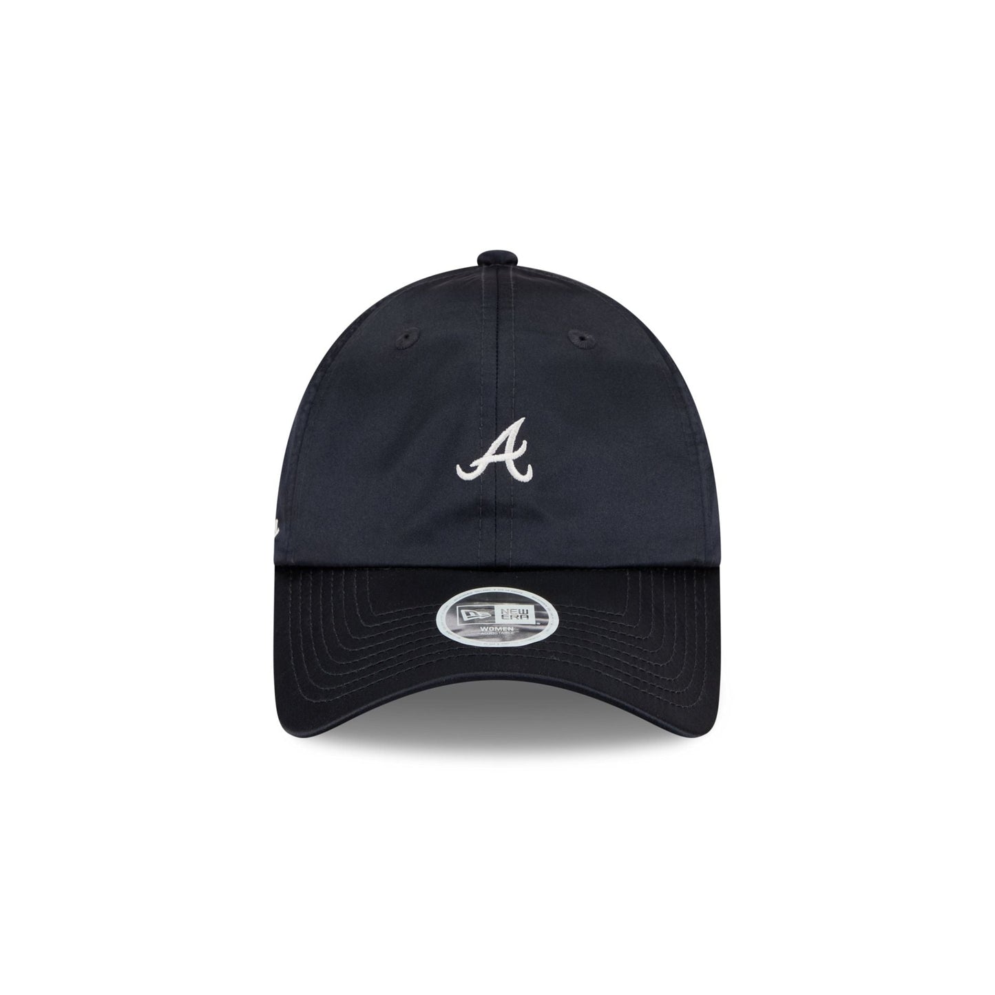 Atlanta Braves Satin Open Back Ponytail Adjustable Hat