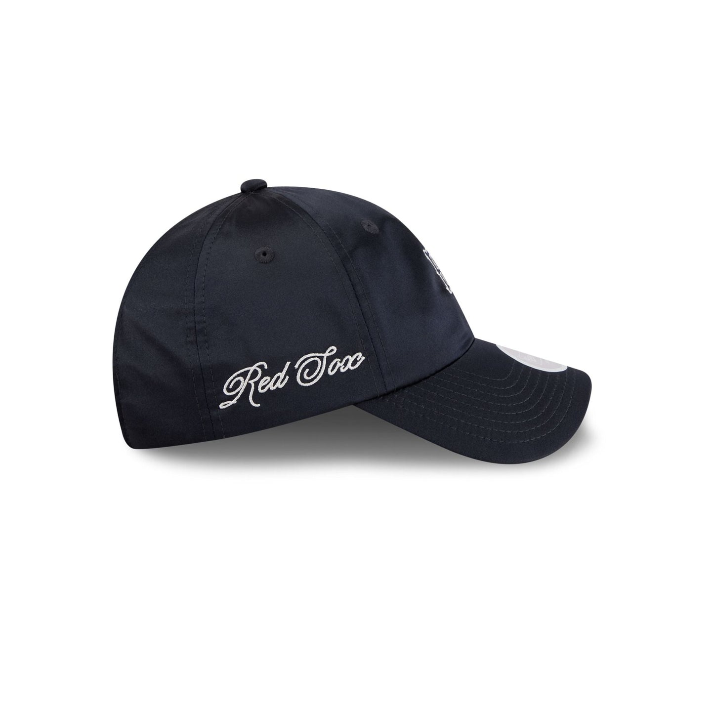 Boston Red Sox Satin Open Back Ponytail Adjustable Hat