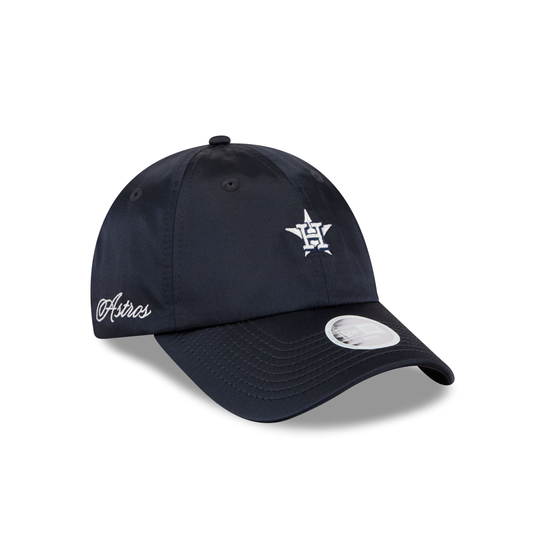 Houston Astros Satin Open Back Ponytail Adjustable Hat