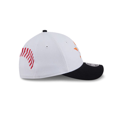 Houston Astros Baseball Stitch Kids 39THIRTY M-Crown Stretch Fit Hat