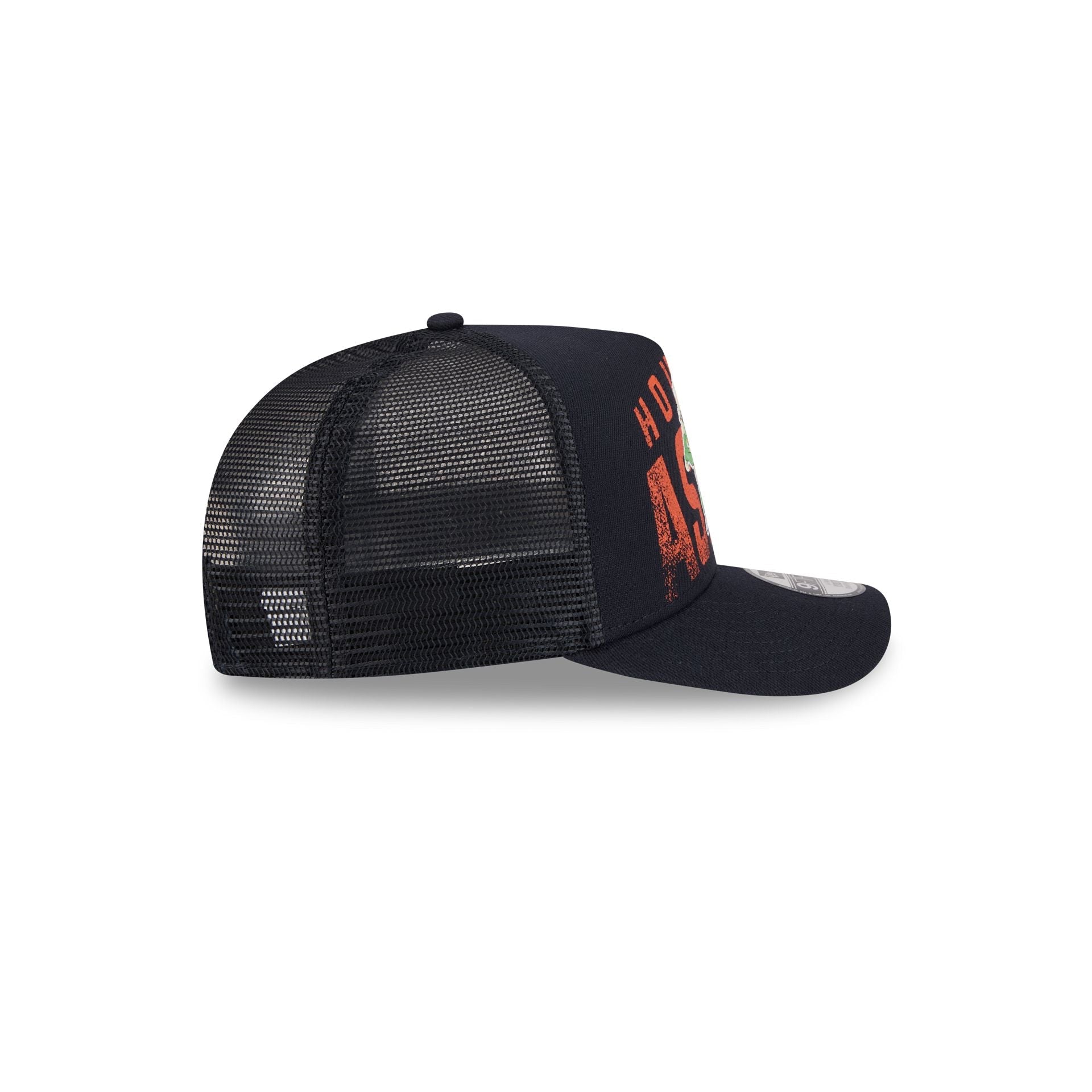 Houston Astros Logo Fade Kids 9FIFTY A-Frame Trucker Hat