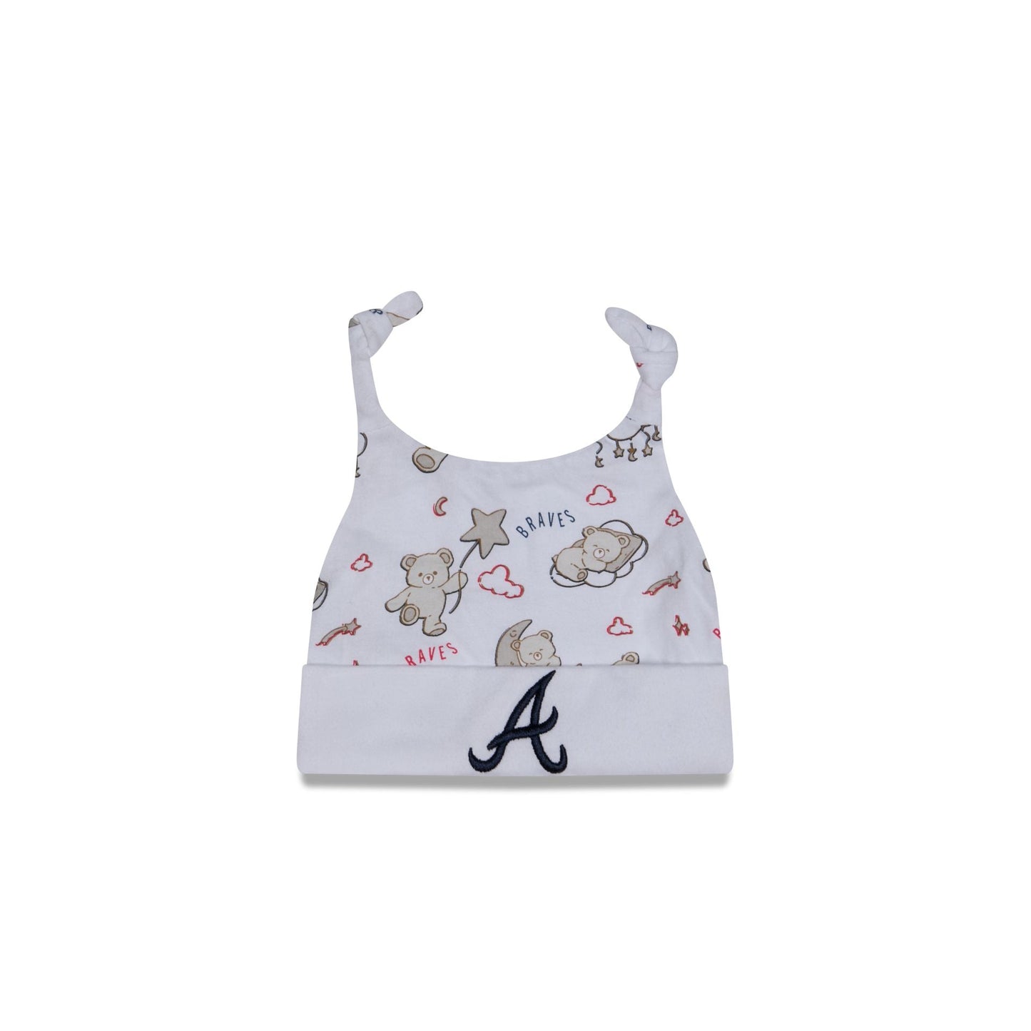 Atlanta Braves Teddy Baby Beanie Hat