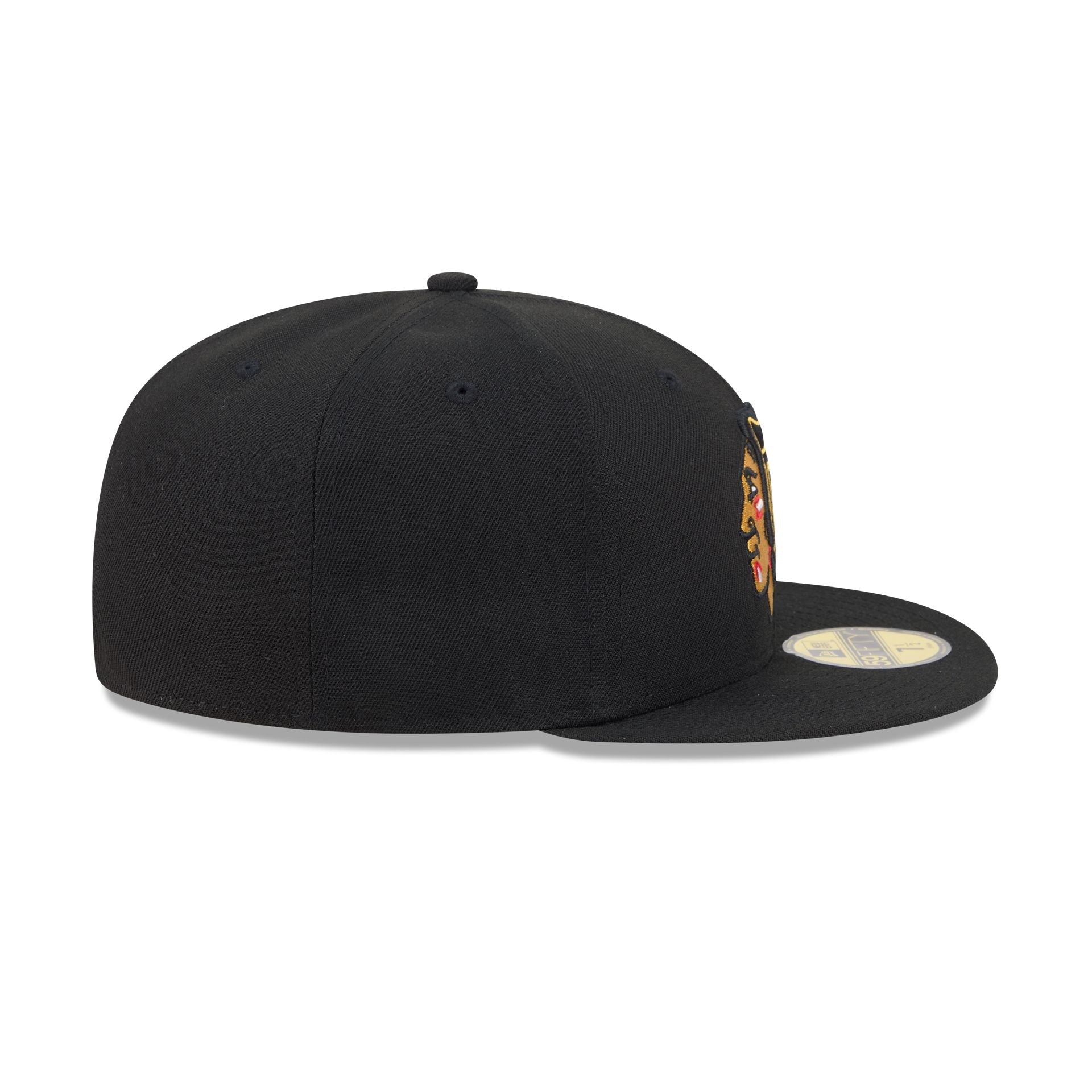Chicago Blackhawks Rear Wordmark 59FIFTY Fitted Hat