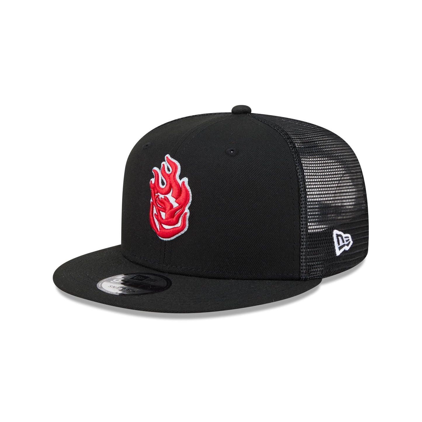 Portland Fire Black 9FIFTY Trucker Hat