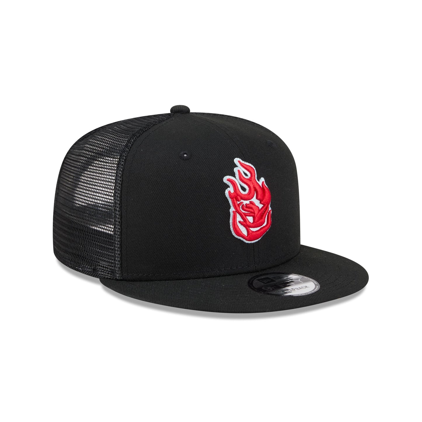 Portland Fire Black 9FIFTY Trucker Hat