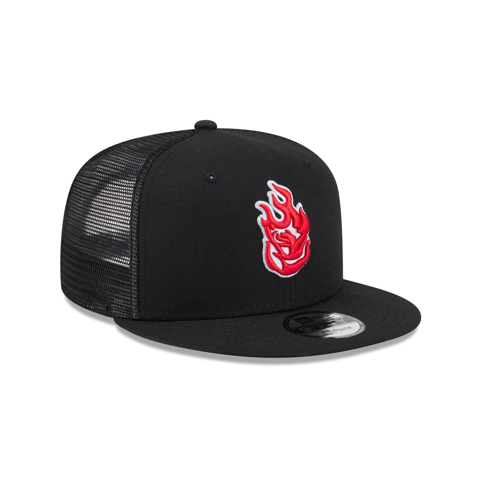 Portland Fire Black 9FIFTY Trucker Hat