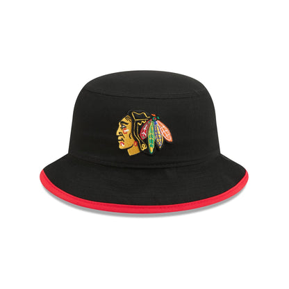 Chicago Blackhawks Kids Black Bucket Hat