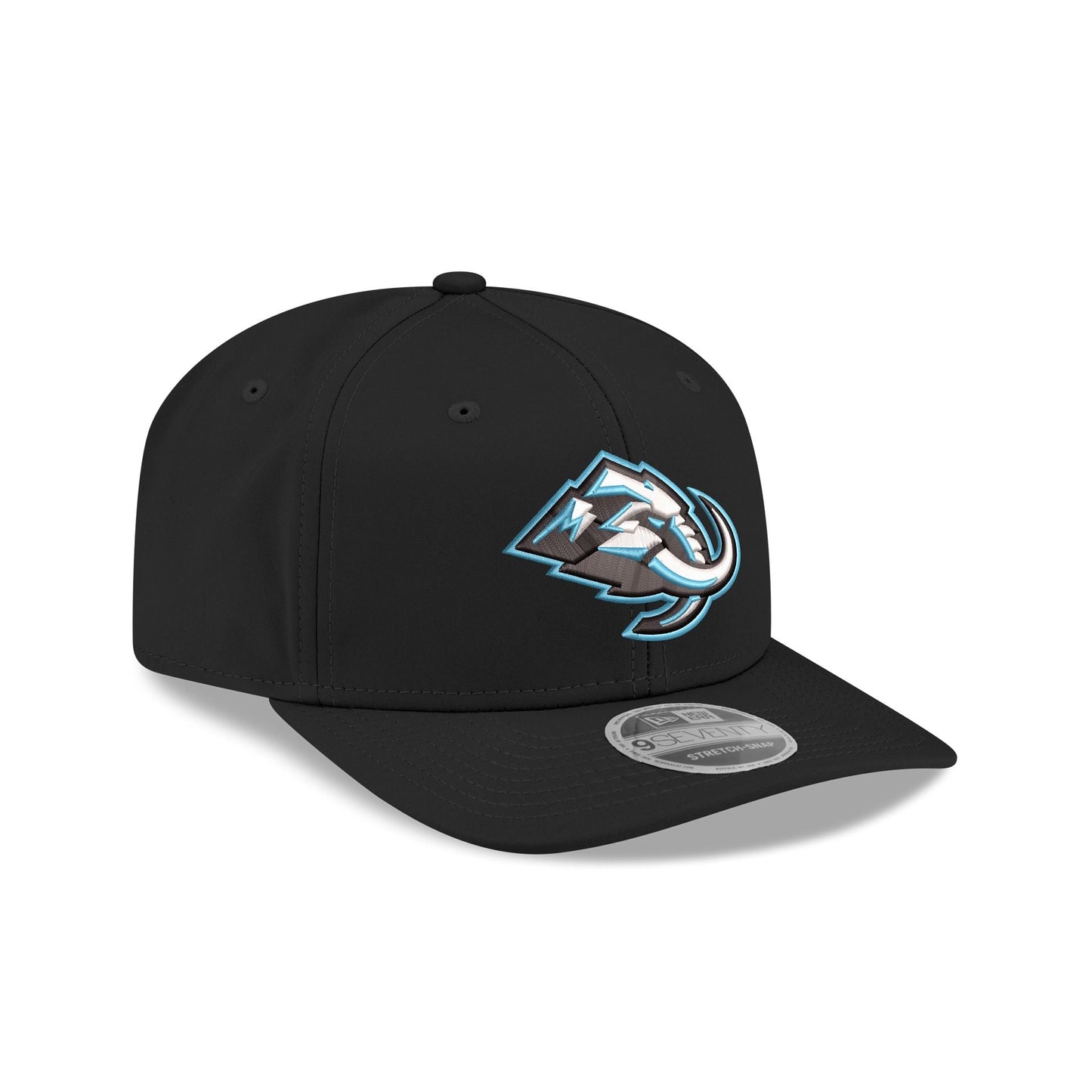 Utah Mammoth Black 9SEVENTY Stretch-Snap Hat