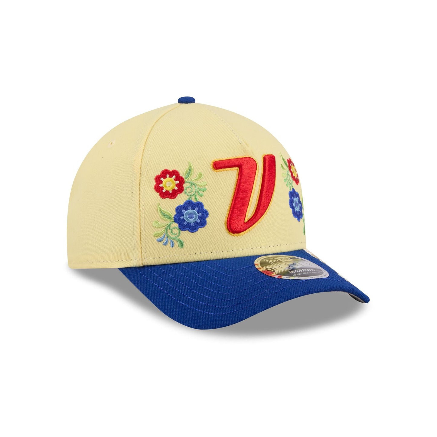 Venezuela Latin Embroidery 9FORTY A-Frame Snapback Hat