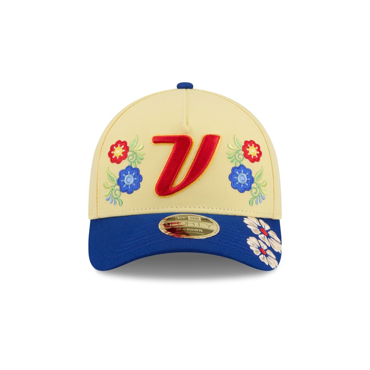 Venezuela Latin Embroidery 9FORTY A-Frame Snapback Hat