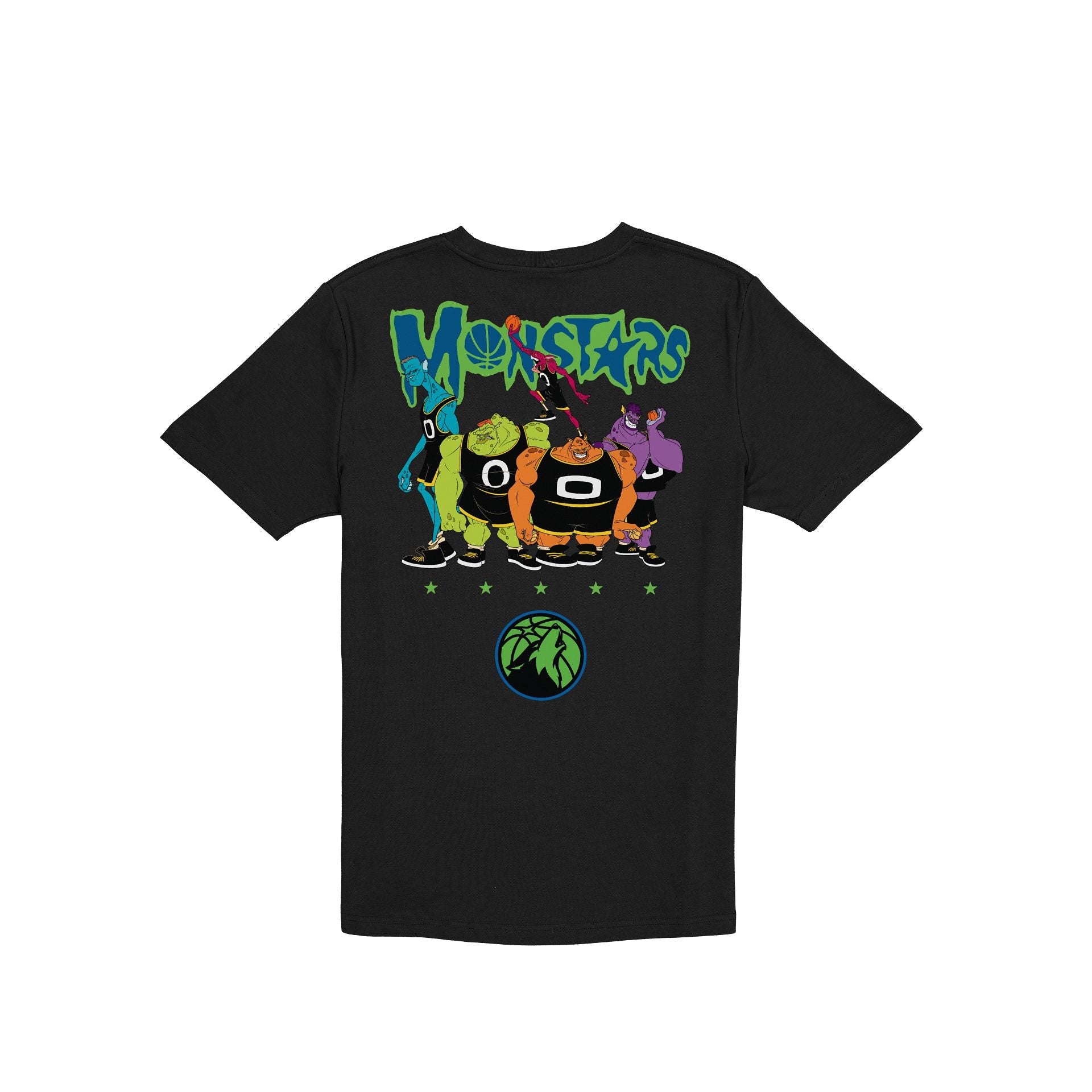 Space Jam x Minnesota Timberwolves Monstars Black T-Shirt
