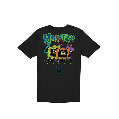Space Jam x Milwaukee Bucks Monstars Black T-Shirt
