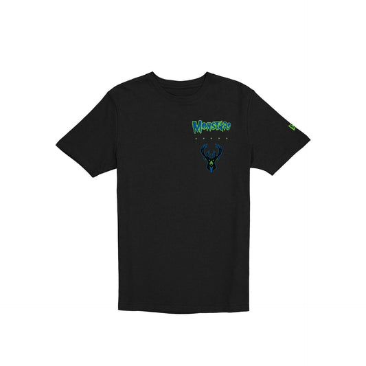 Space Jam x Milwaukee Bucks Monstars Black T-Shirt