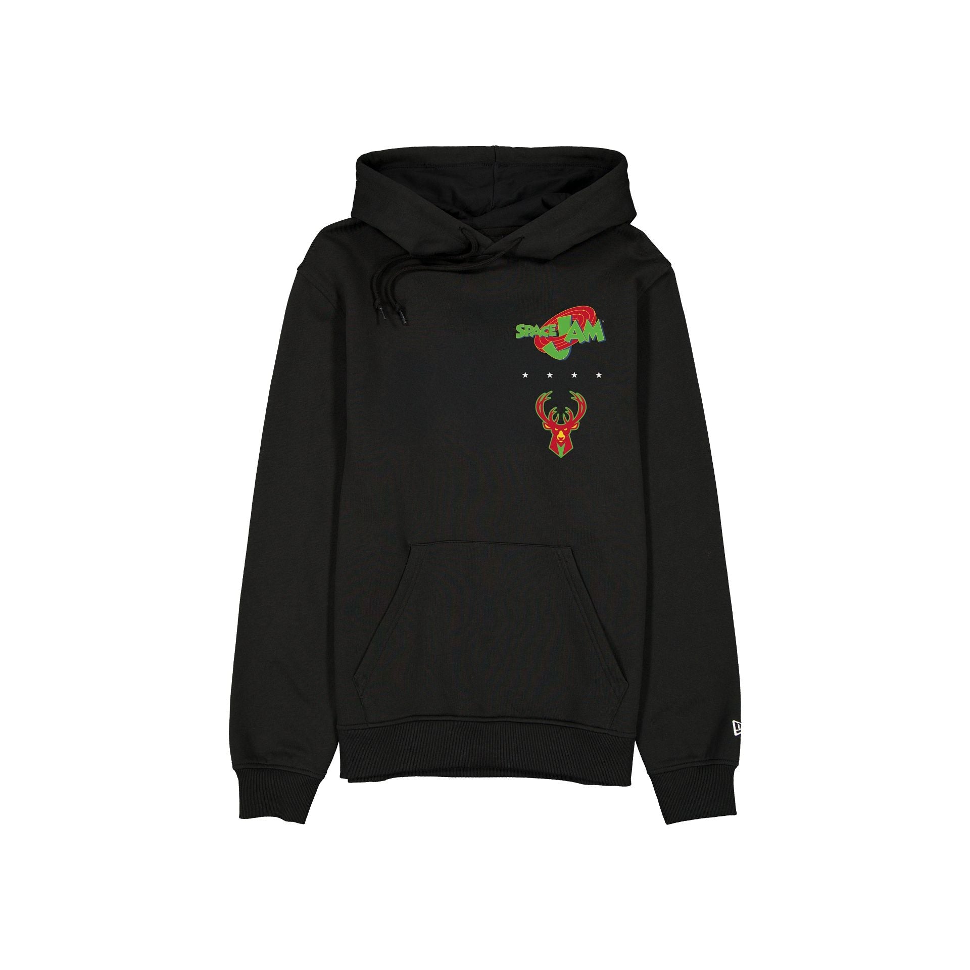 Space Jam x Milwaukee Bucks Black Hoodie