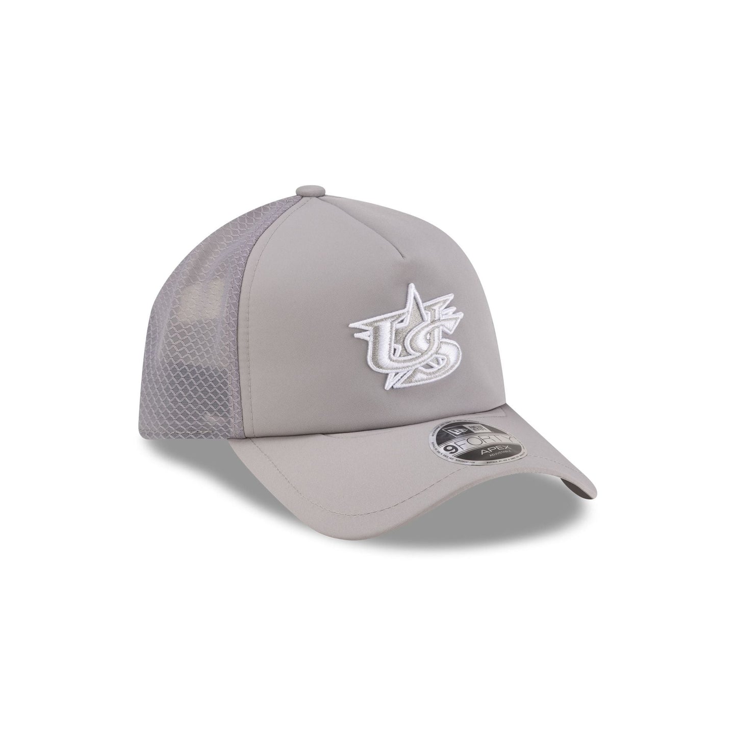 USA Baseball 2026 Batting Practice Gray 9FORTY APEX Trucker Hat