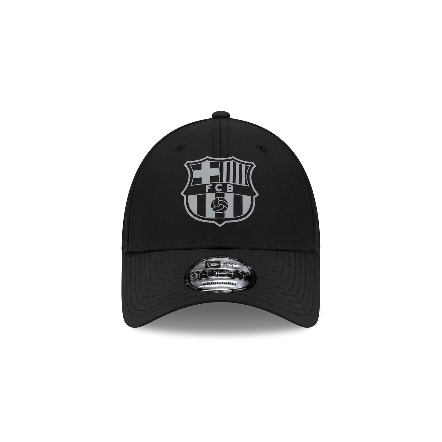 FC Barcelona Reflective Logo Black 9FORTY Adjustable Hat