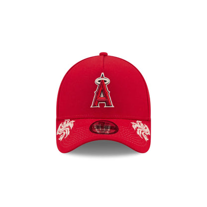 Los Angeles Angels Script 9FORTY A-Frame Snapback Hat