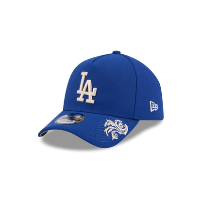 Los Angeles Dodgers Script Blue 9FORTY A-Frame Snapback Hat